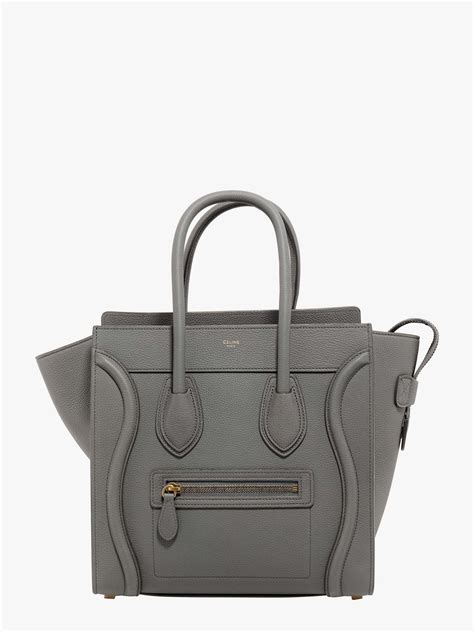 celine paris handbags grey soft|authentic celine handbags.